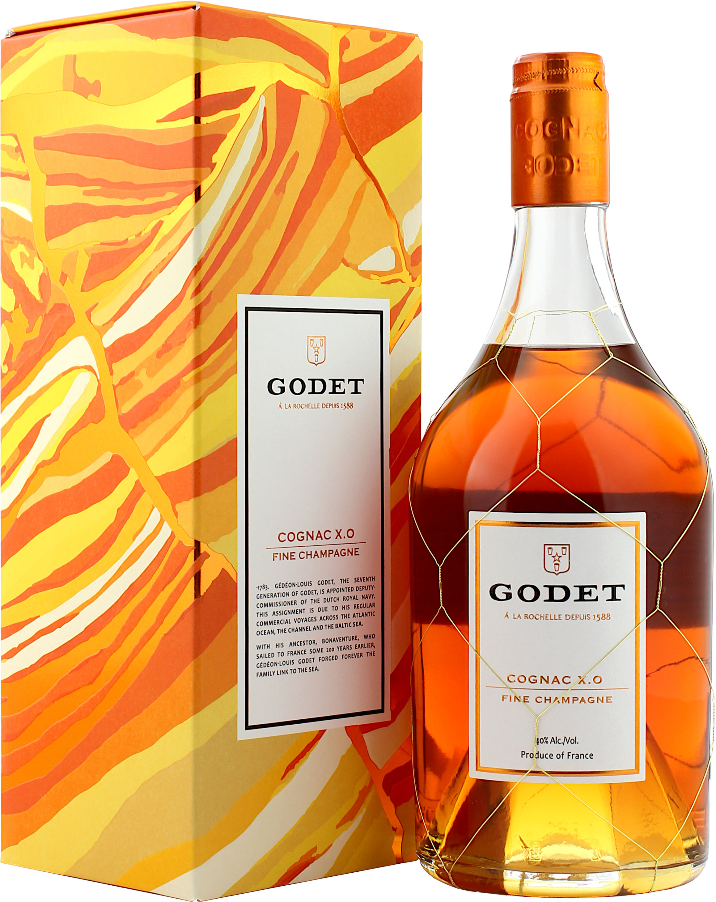 Godet Cognac XO Fine Champagne 40.0% 0,7l