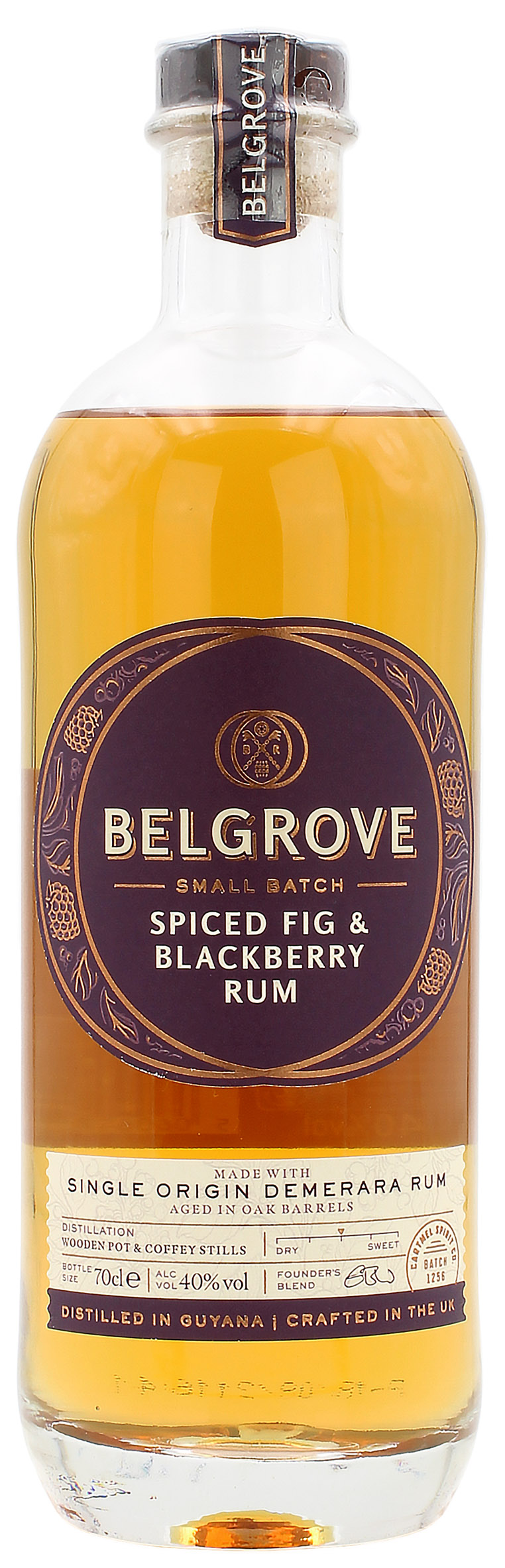 Belgrove Spiced Fig & Blackberry Rum 40.0% 0,7l