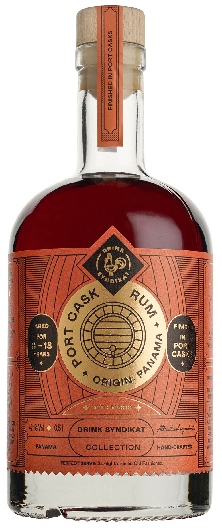 Drink Syndikat Port Cask Rum Panama 42.1% 0,5l