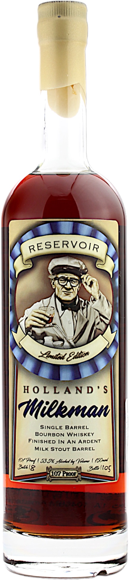 Reservoir Holland's Milkman Batch 8 Bourbon Whiskey 53.5% 0,7l