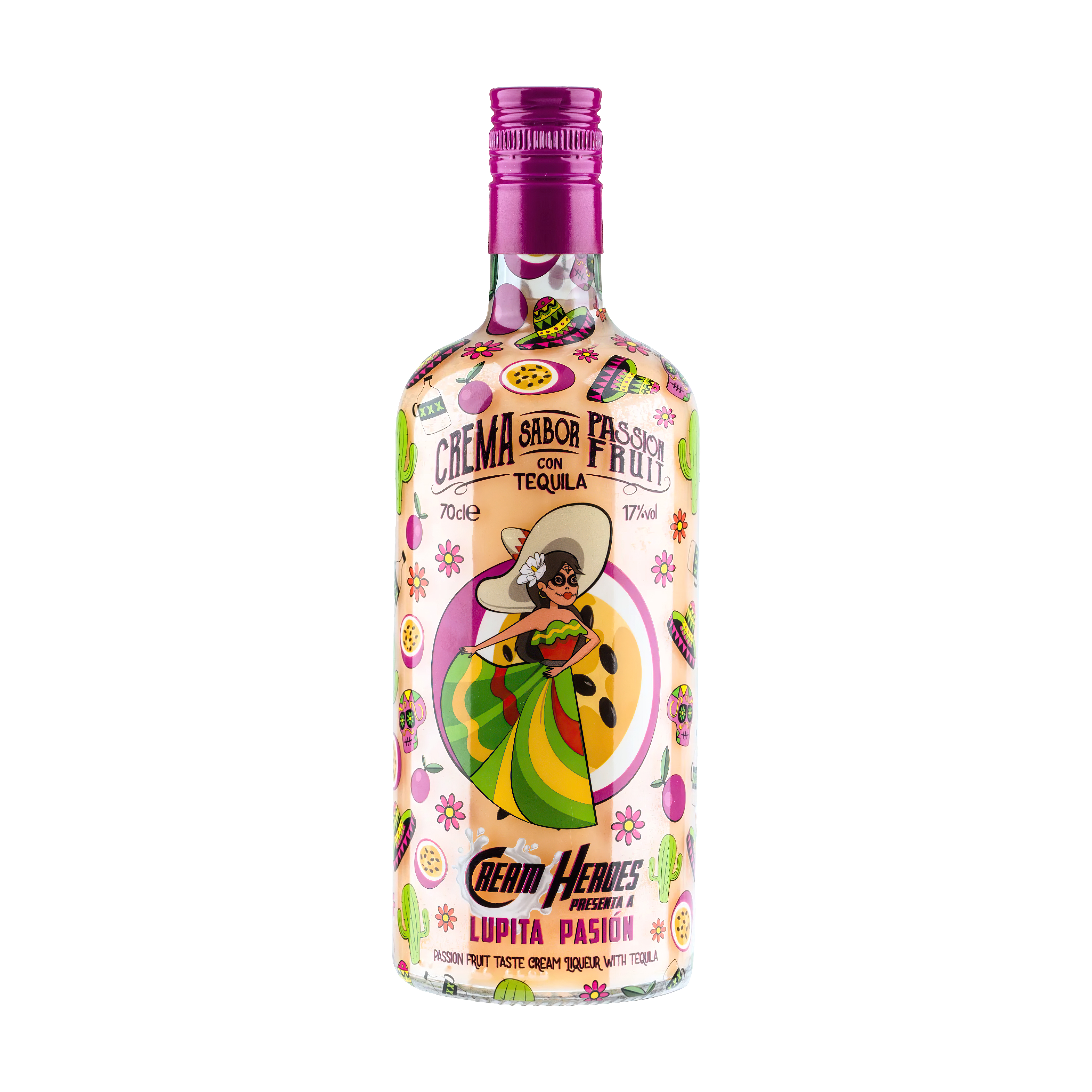 Cream Heroes Tequila Passionsfrucht Likör mit Sahne 17.0% 0,7l