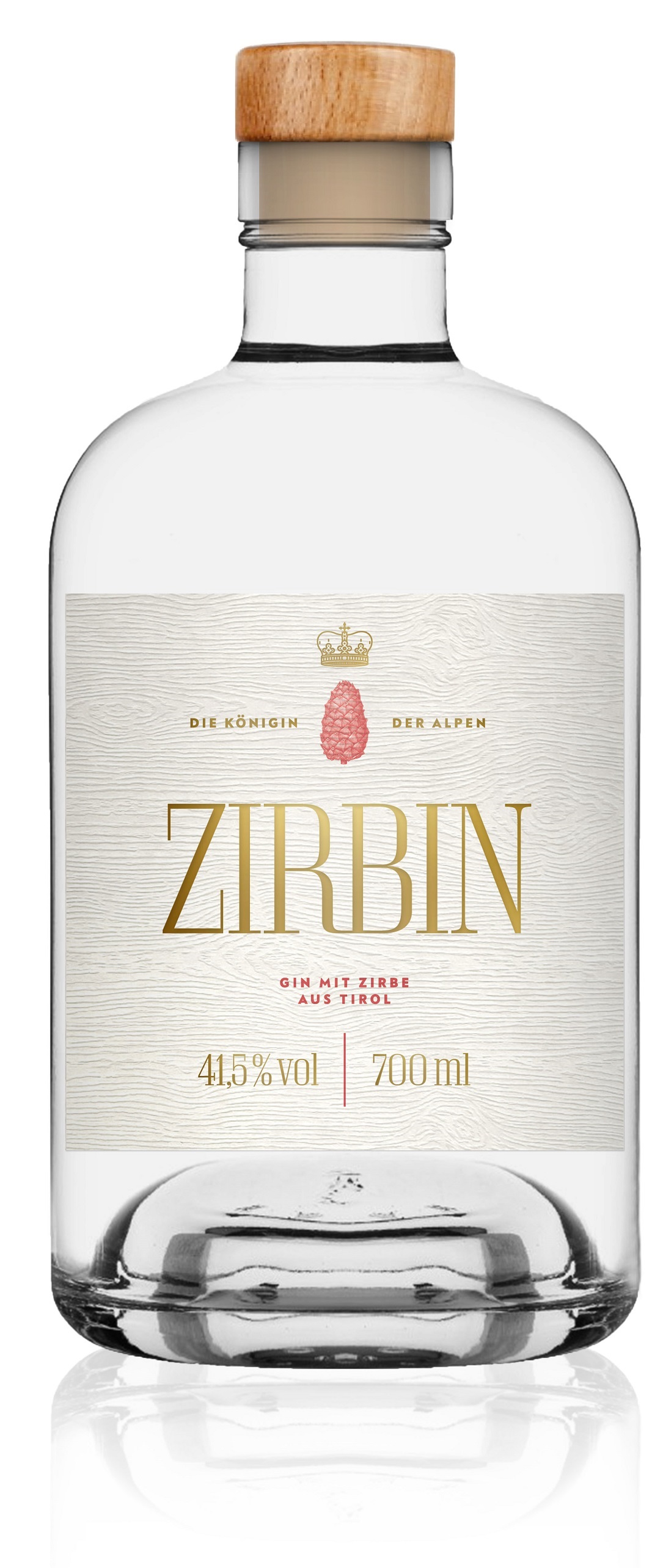 Miniatur Zirbin Tiroler Dry Gin 41.5% 0,05l