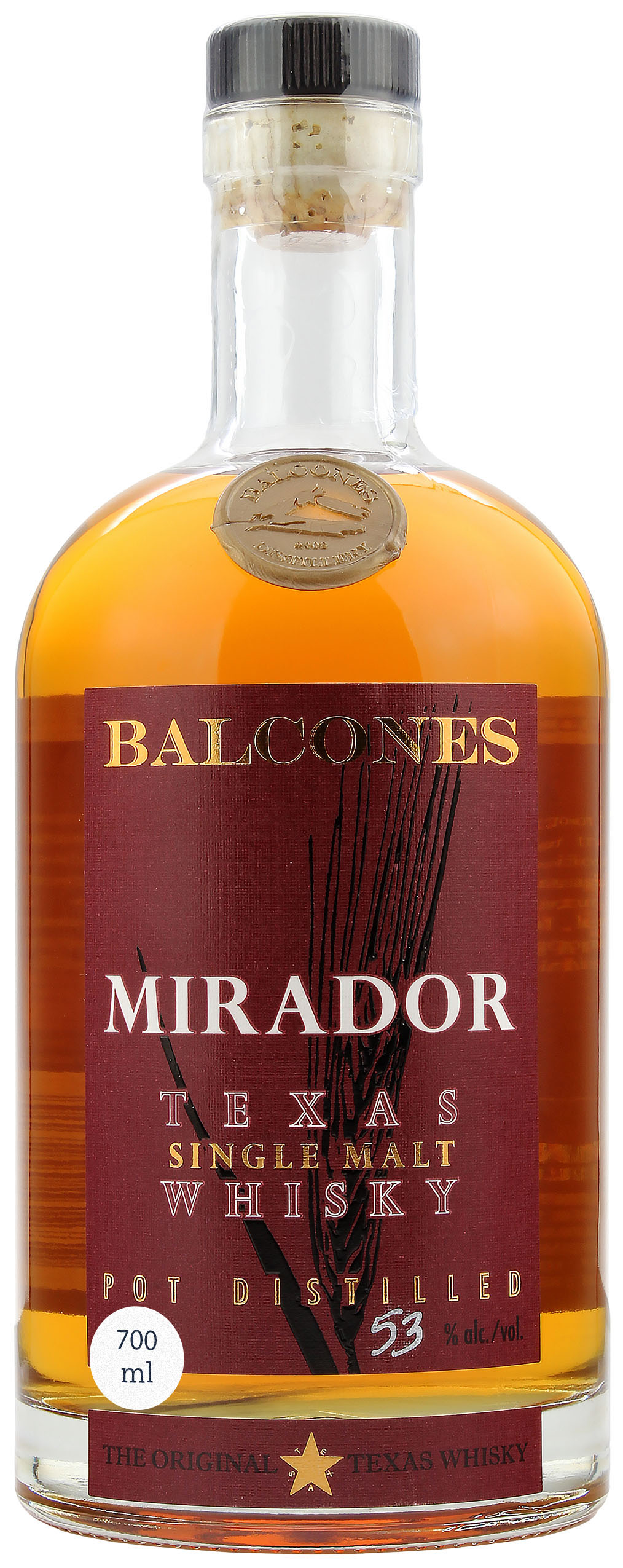 Balcones Texas Single Malt Mirador Limited Edition 2022 53.0% 0,7l