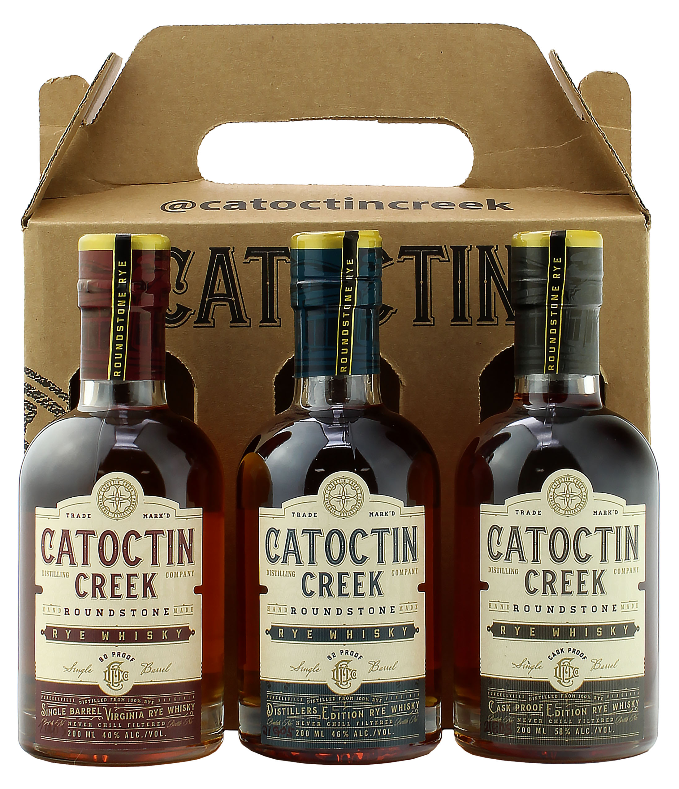 Catoctin Creek Rye Tasting Set 48.0% 3x200ml