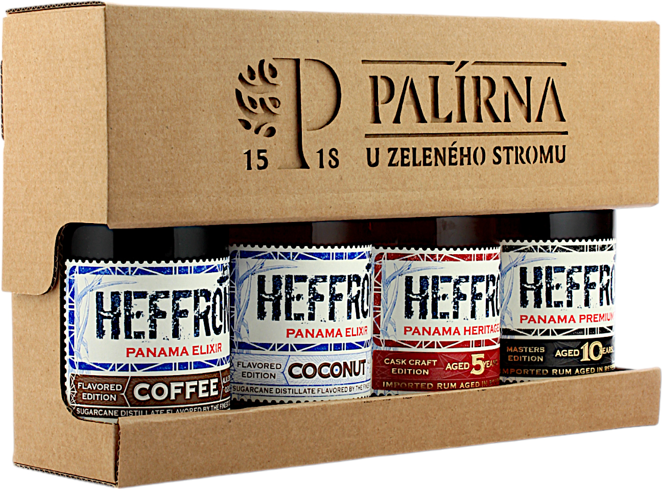 Heffron Panama Rum Premium Tasting Set 35.5% 4x0,2l