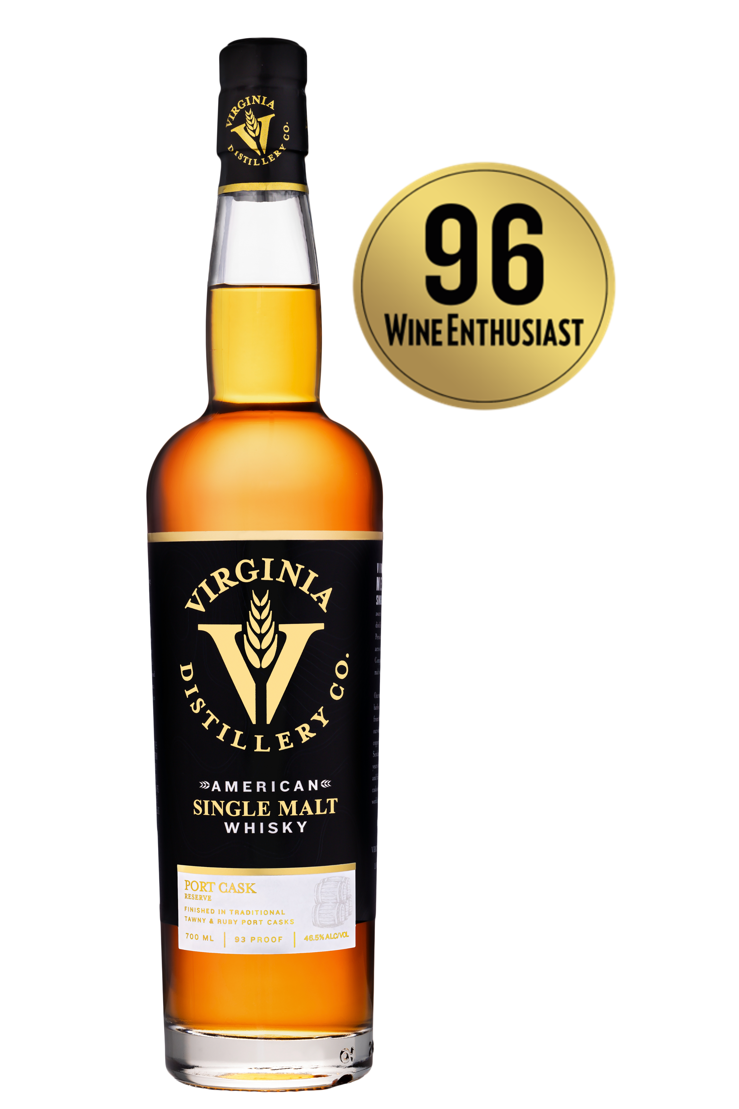 Virginia Distillery American Single Malt Port Cask Reserve 46,5% 0,7l