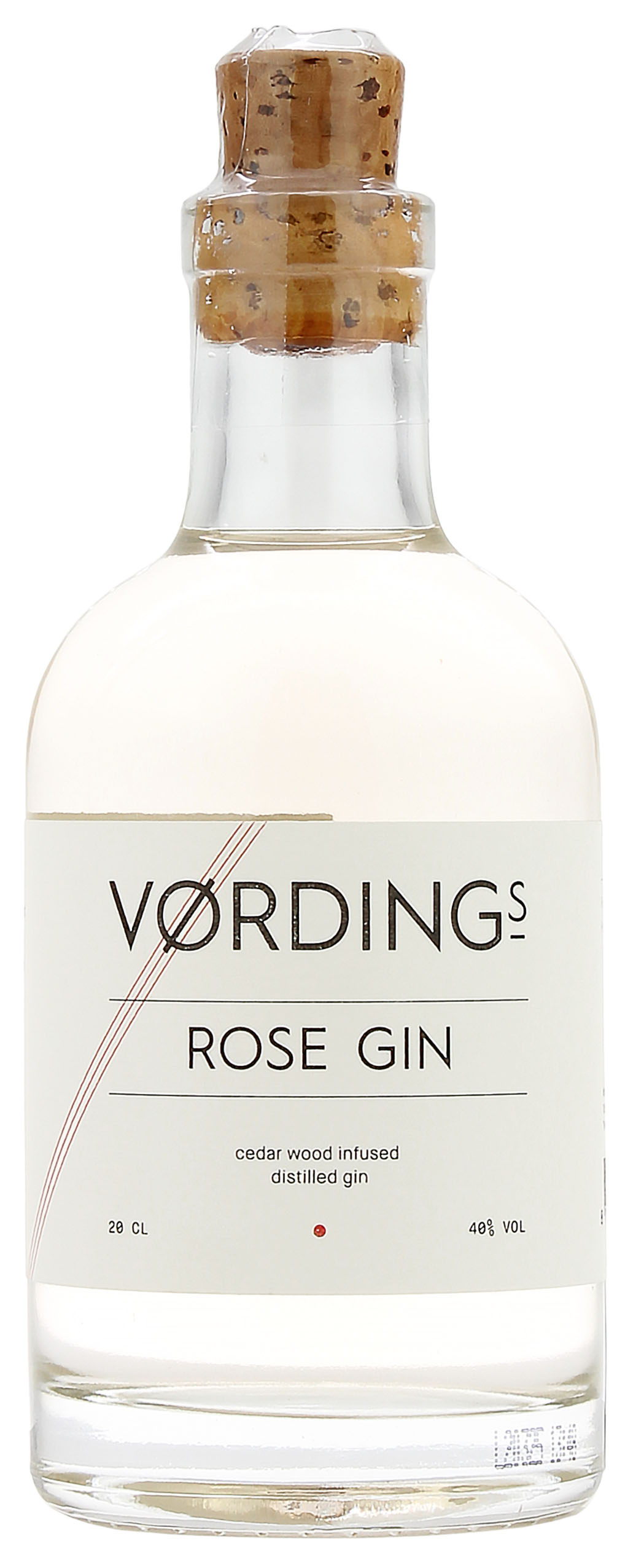Vørding's Rose Gin 40.0% 0,2l